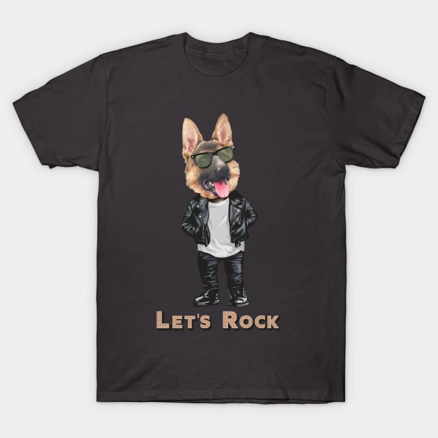 German Shepherd Dog T-Shirt by obodo